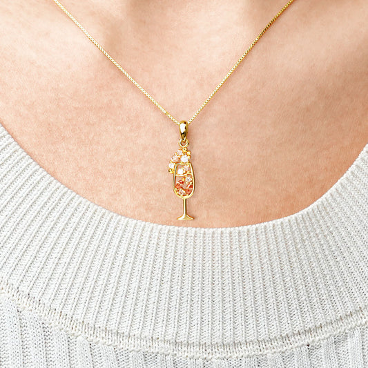 Gnoce Champagne Cocktail Necklace_4