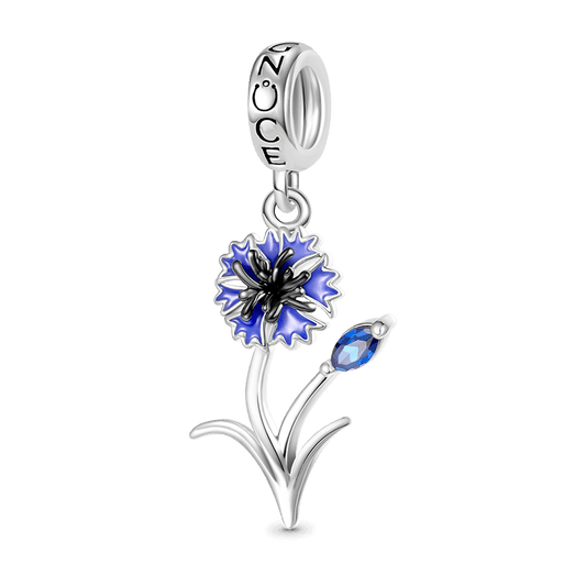 Gnoce Cornflower Pendant Dangle Charm_1