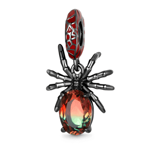 Gnoce Sparkling Spider Pendant Dangle Charm_1