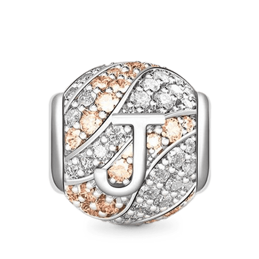 Gnoce "My Lucky Letter" Charm Alphabet Bead Sterling Silver with Cz_1