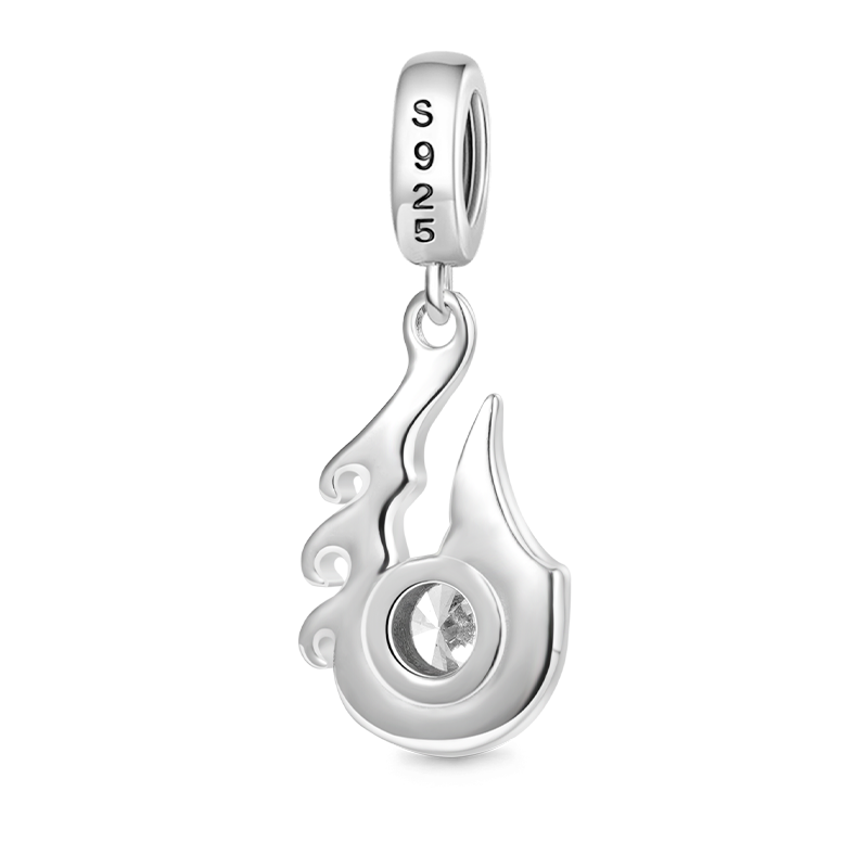 Gnoce Sparkling Fish Hook Pendant Dangle Charm_2