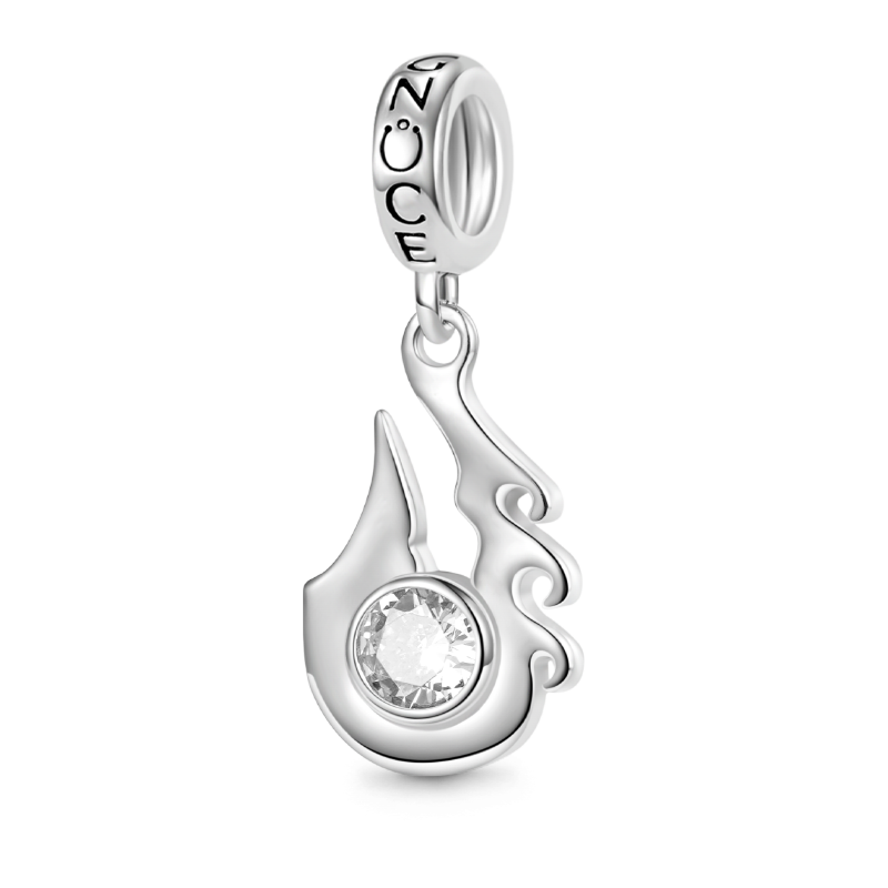Gnoce Sparkling Fish Hook Pendant Dangle Charm_1