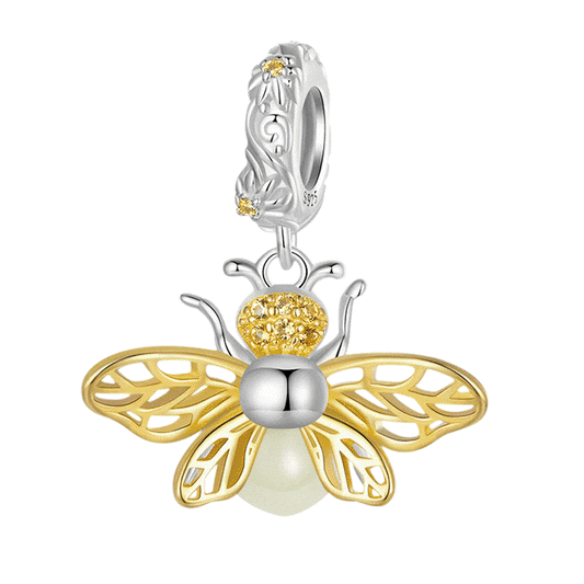 Gnoce Glow in the Dark Bee Pendant Dangle Charm_1