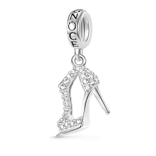 Gnoce Sparkling High Heel Pendant Dangle Charm_1
