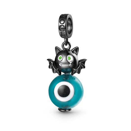 Gnoce Halloween Bat Eye Pendant Dangle Charm_1