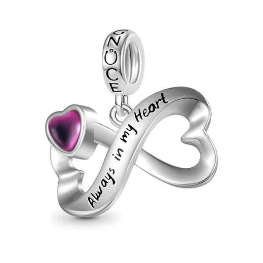 Gnoce "Always in My Heart " Infinite Love Mood Pendant Dangle Charm_1