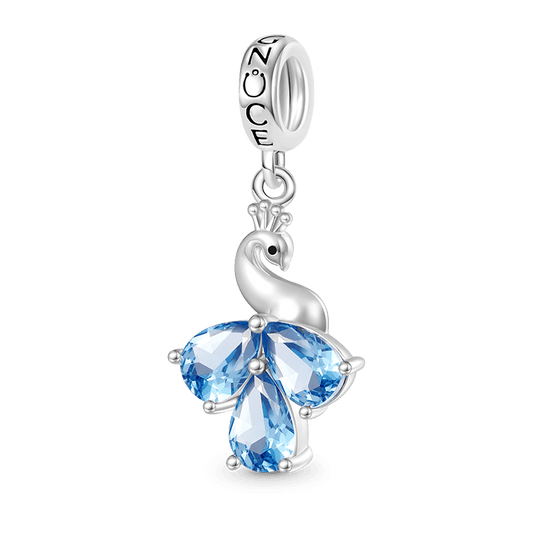 Gnoce Peacock Pendant Dangle Charm_1