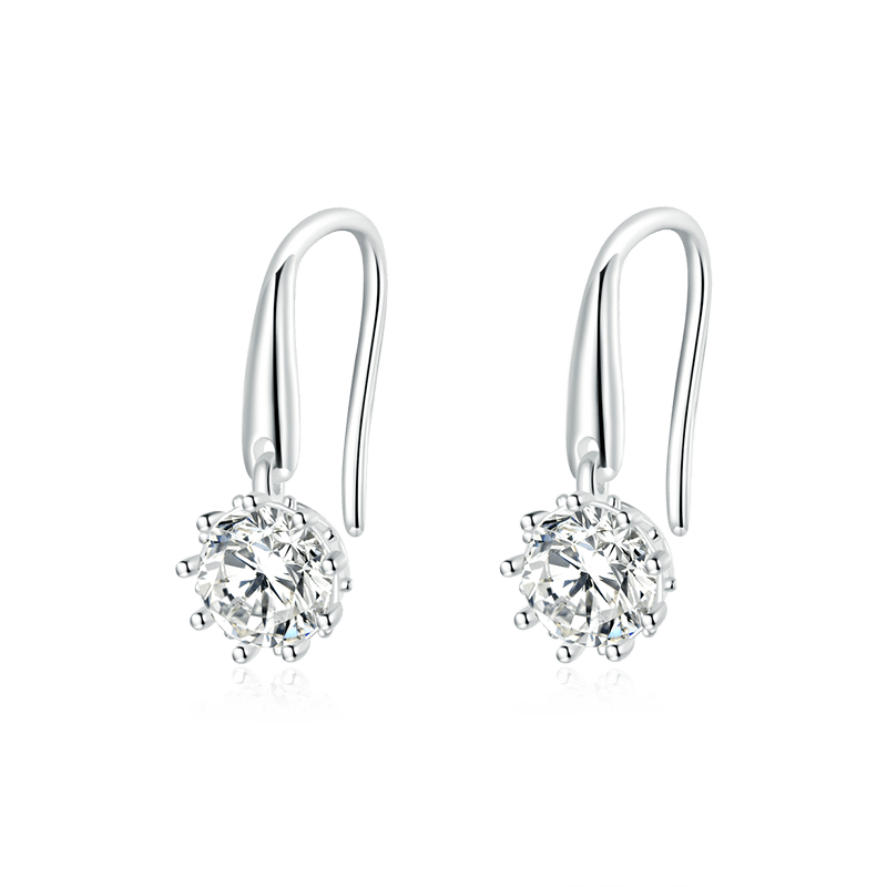 Gnoce Sparkling Basic Dangle Earrings_1