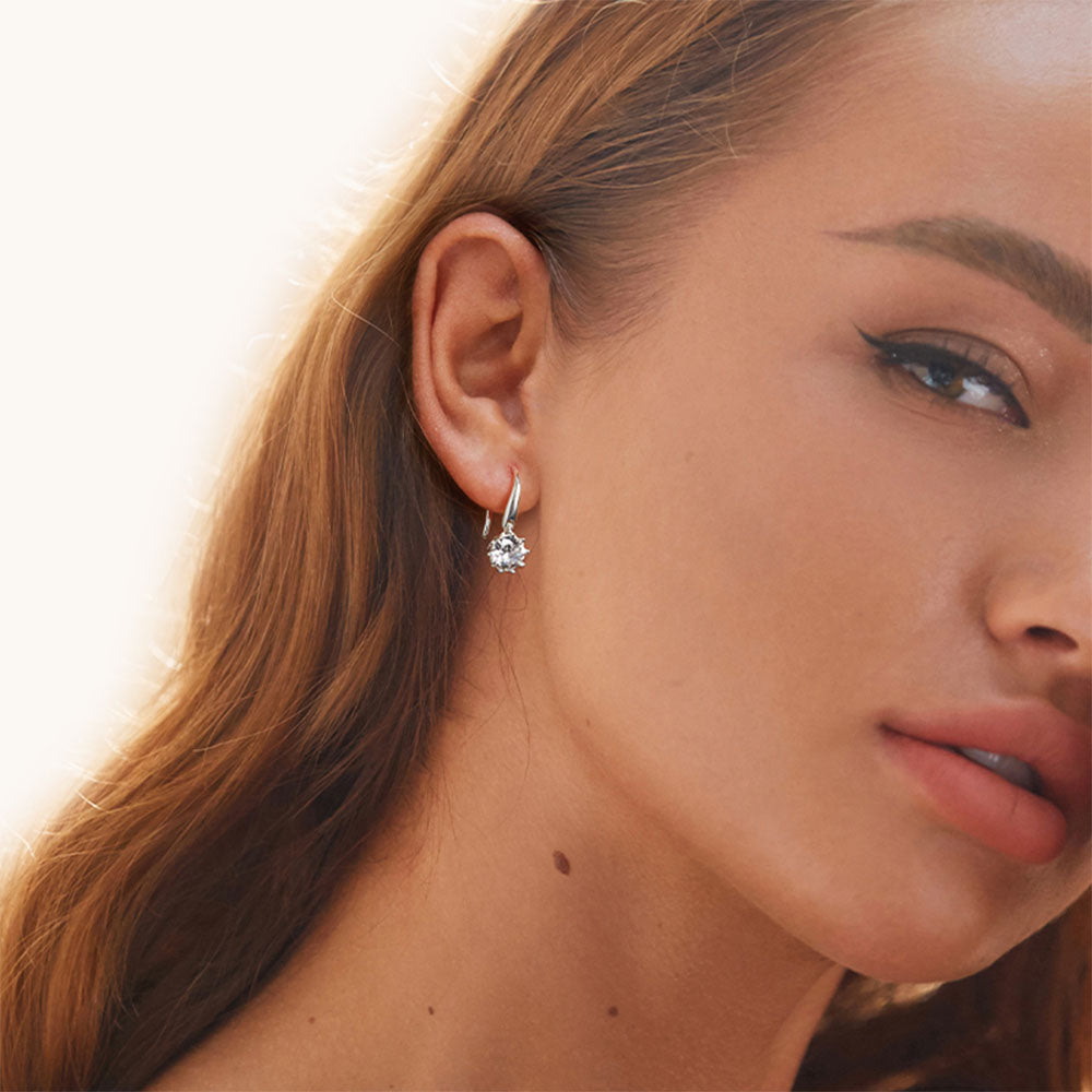 Gnoce Sparkling Basic Dangle Earrings_2