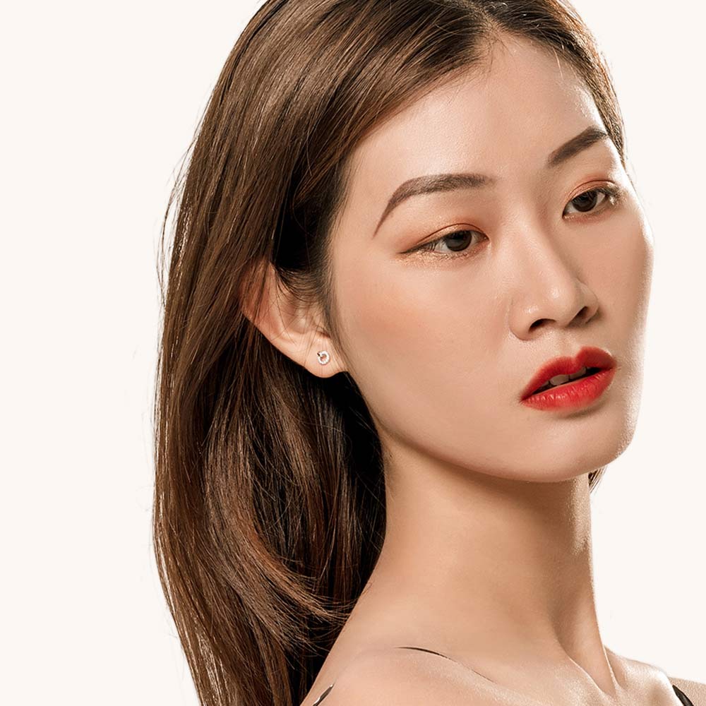 Gnoce Lucky Circle Earrings_5