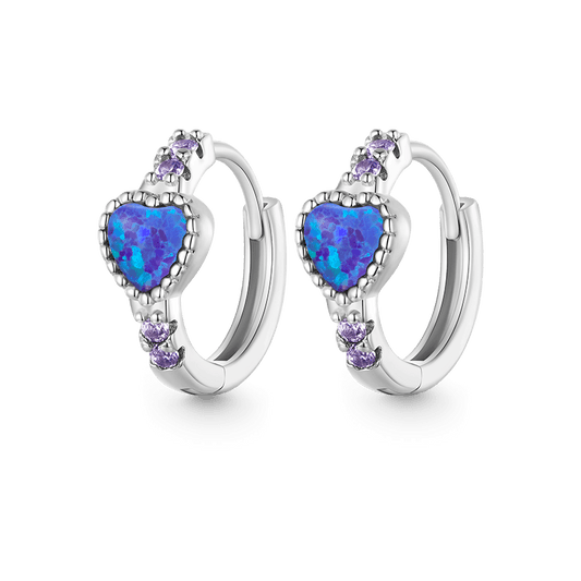 Gnoce Purple Aussie Gem Earrings_1