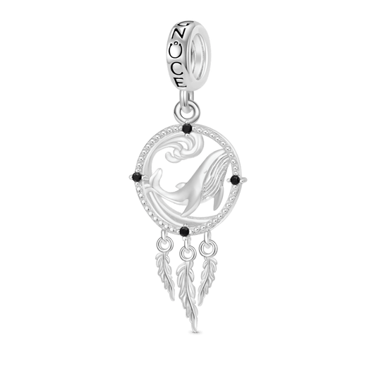 Gnoce Dream Catcher Whale Pendant Dangle Charm_1