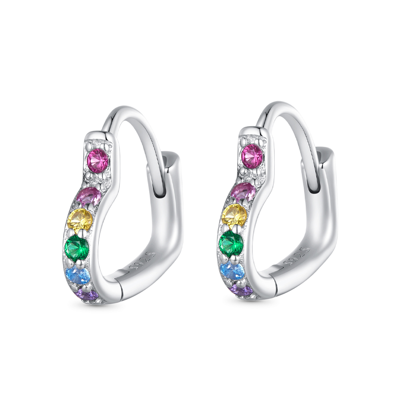 Gnoce Rainbow Heart Earrings_1