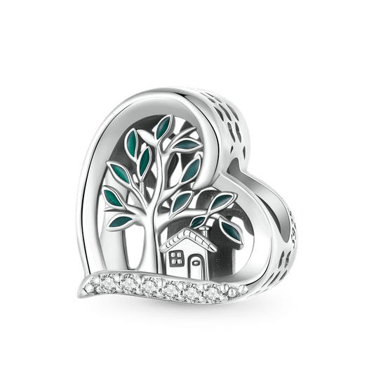 Gnoce Family Tree Heart-shaped Charm_1