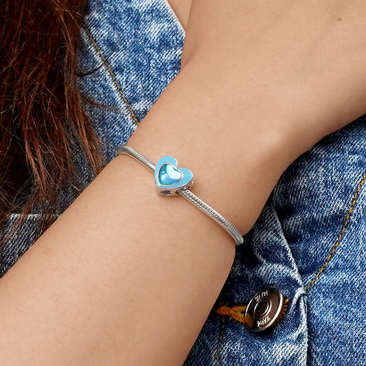 Gnoce “The Best Is Yet To Come ” Blue Heart Charm_5