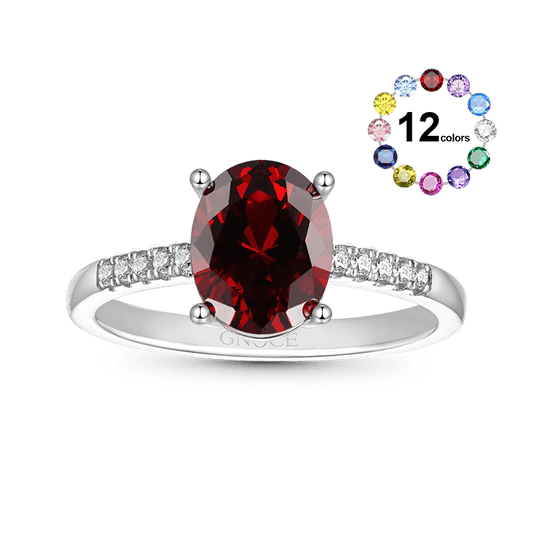 Gnoce Oval-Cut Birthstone Ring_1