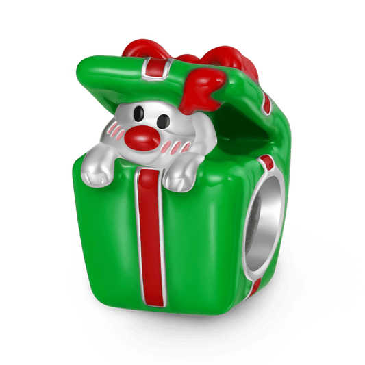 Gnoce Christmas Elk Gift Box Charm_1