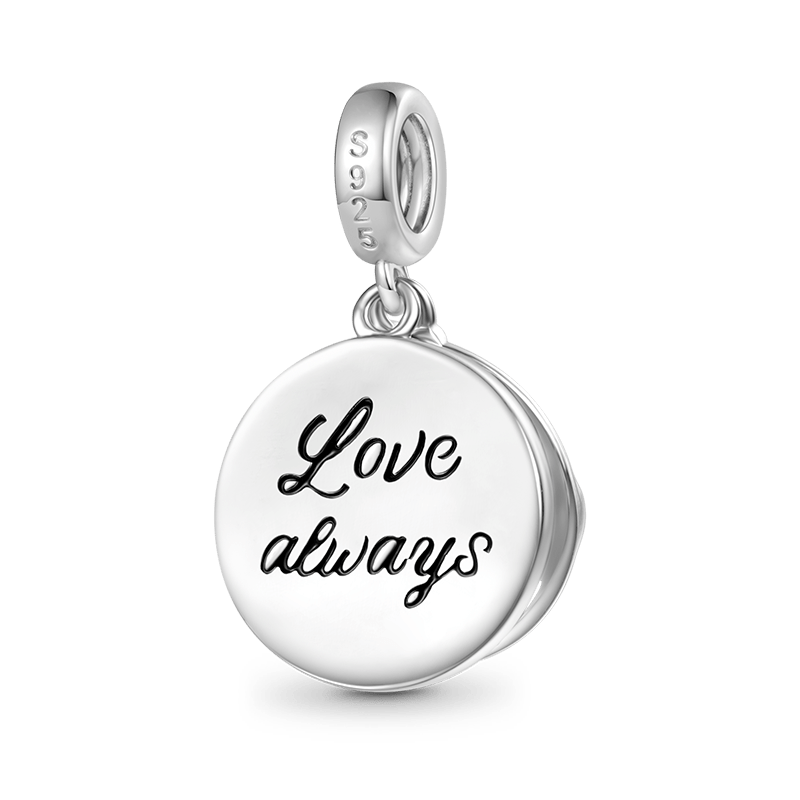 Gnoce Mermaid Scales Infinite Love Pendant Dangle Charm_3