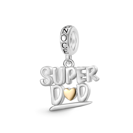 Gnoce SUPER DAD Alphabet Pendant Dangle Charm_1