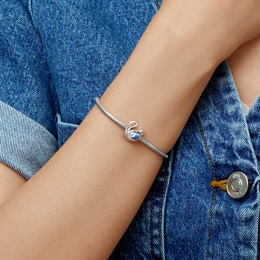 Gnoce MoonStone Swan Charm_4