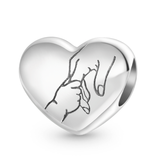 Gnoce "I Love You" Adult-Child Holding Hands Charm_1