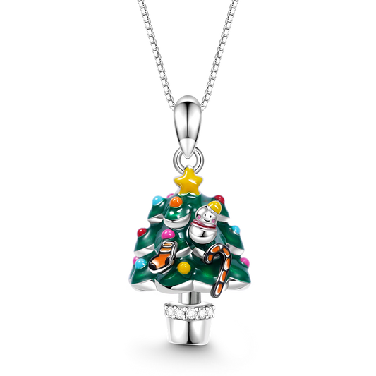 Gnoce Decorated Christmas Tree Necklace_1