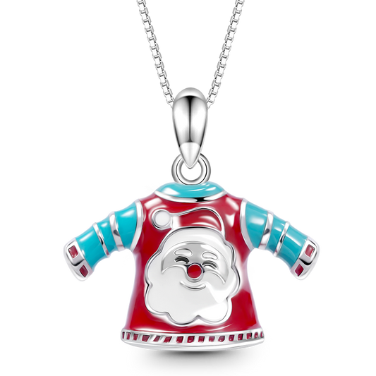 Gnoce Santa Claus T-shirt Necklace_1