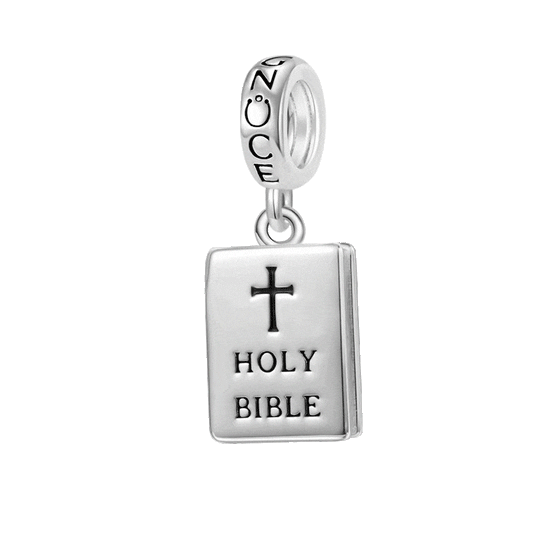 Gnoce HOLY BIBLE Book Pendant Dangle Charm_1