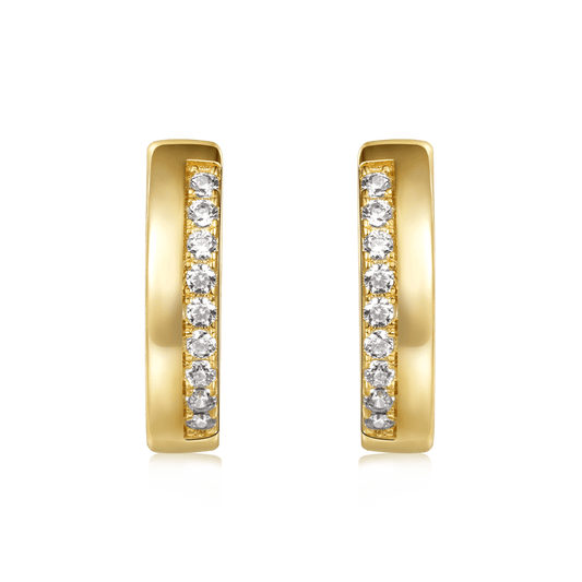 Gnoce Diamond Hug Hoop Earrings_1