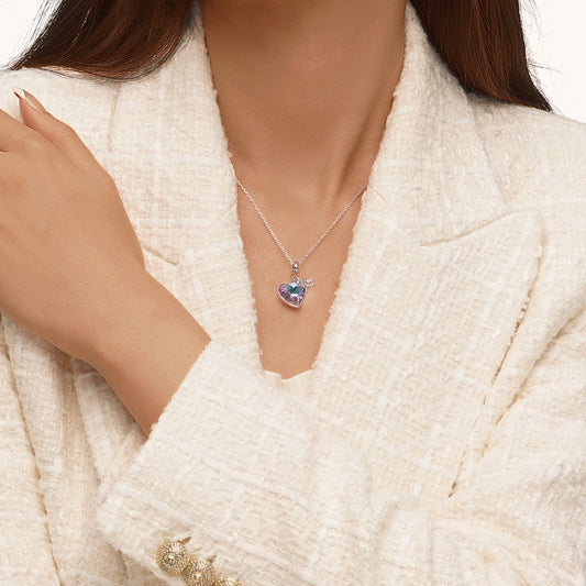 Gnoce Dragonfly Purple Heart Charm_7