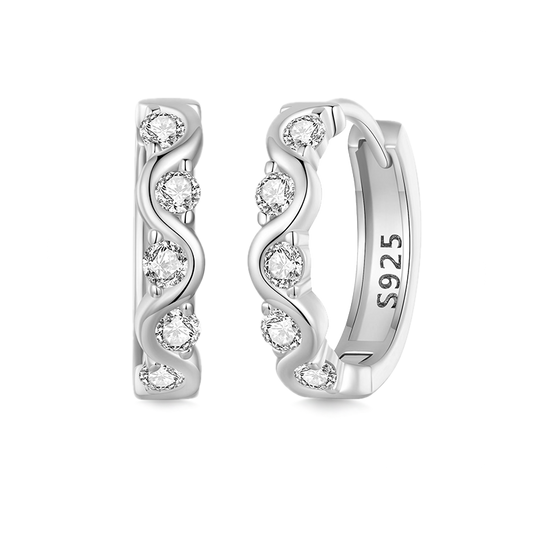 Gnoce Wavy Sparkling Hoop Earrings_1