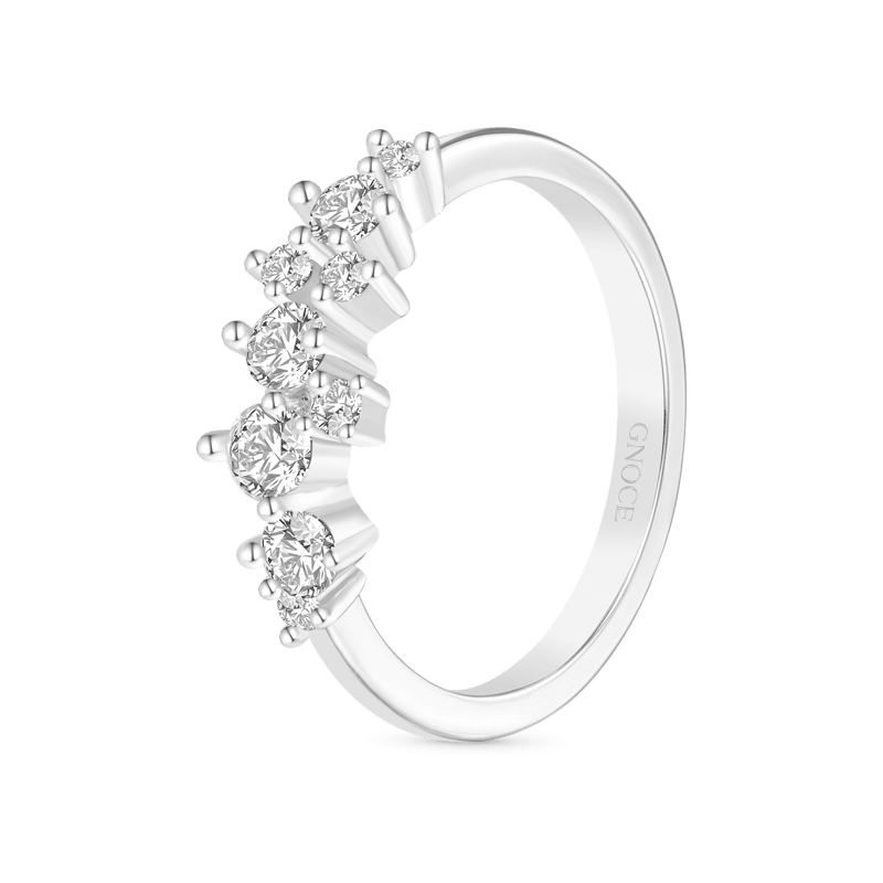 Gnoce Birthstone Diamond Cluster Ring_3
