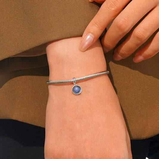 Gnoce "Sometimes the moon is all I have" Glow-in-the-Dark Moon Pendant Dangle Charm_6