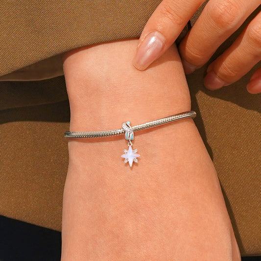 Gnoce Brilliant Starry Pendant Dangle Charm_7