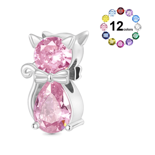 Gnoce Pet Cat Birthstone Charm_1