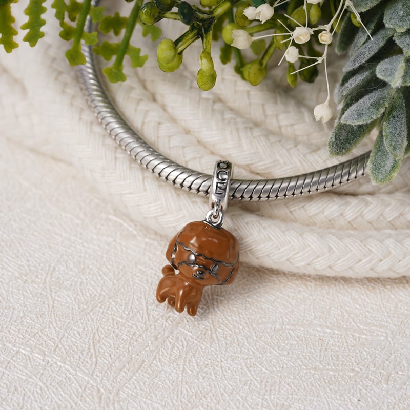 Poodle Puppy Pendant Dangle Charm Sterling Silver_2