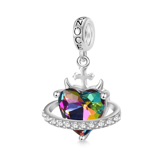 Gnoce Planet Heart Little Devil Pendant Dangle Charm_1