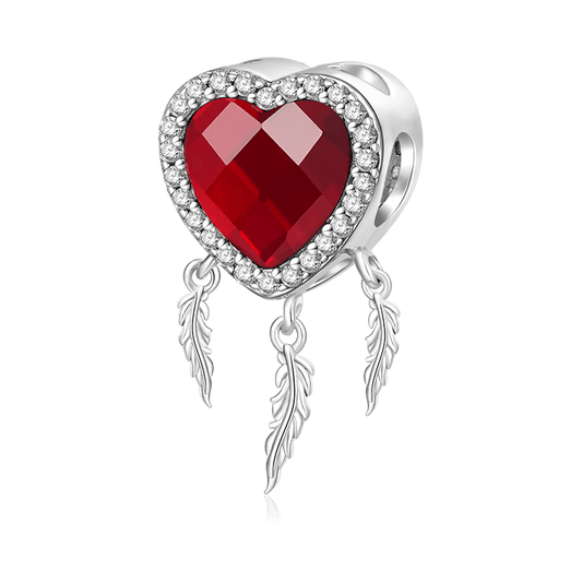Gnoce Birthstone Dream Catcher Heart Charm_1