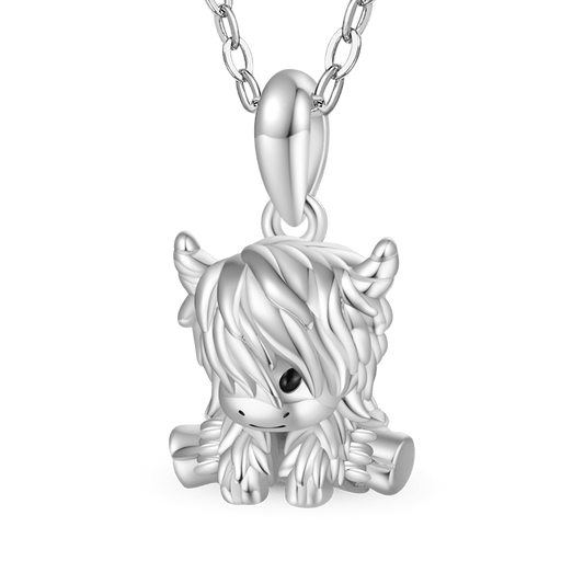 Gnoce Scottish Highland Cow Necklace_1