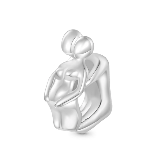 Gnoce Husband Hugs Pregnant Woman Charm_1