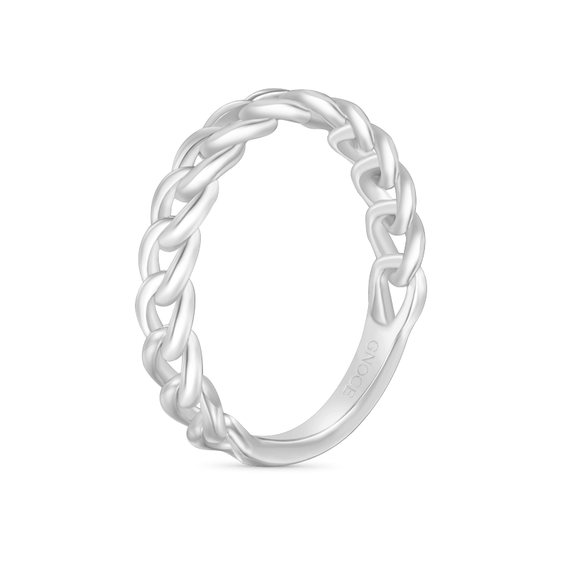 Gnoce Iconic Twisted Silver Ring_2