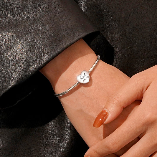 Gnoce "Soul sisters" Personalized Photo Heart Charm_4