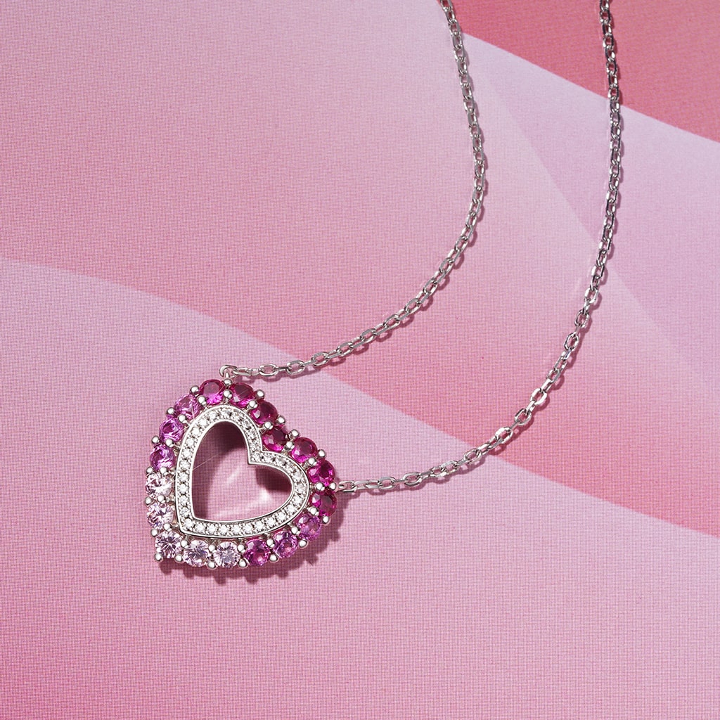 Gnoce Heart Gradient Necklace_3