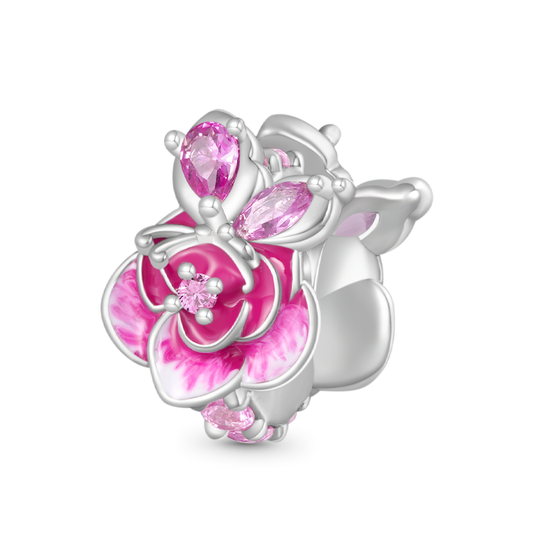 Gnoce Pink Roses Stopper Charm_1