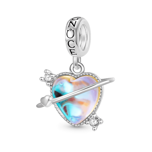 Gnoce Planet Heart Pendant Dangle Charm_1