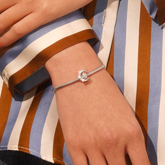 Gnoce "I love you to the moon and back" Pearl Moon Charm_5