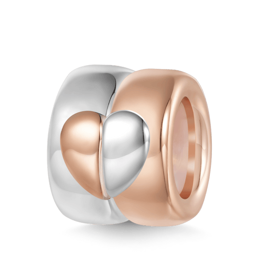 Gnoce Engravable Rose Gold Heart Stopper Charm_1