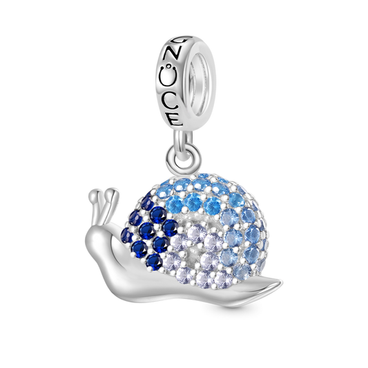 Gnoce Graduated Snail Pendant Dangle Charm_1