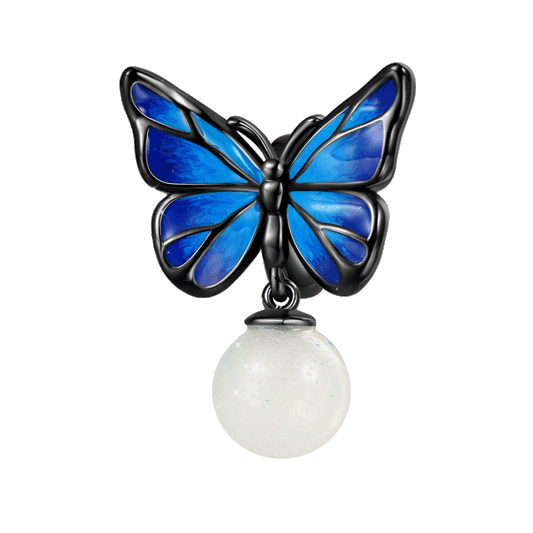 Gnoce Blue Morpho Butterfly Glow-in-the-Dark Charm_1