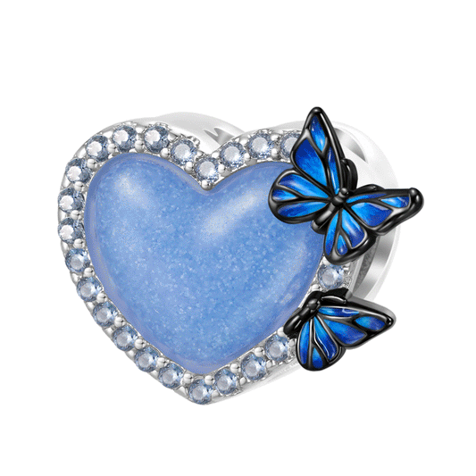 Gnoce Glow-in-the-dark Heart Butterfly Charm_1